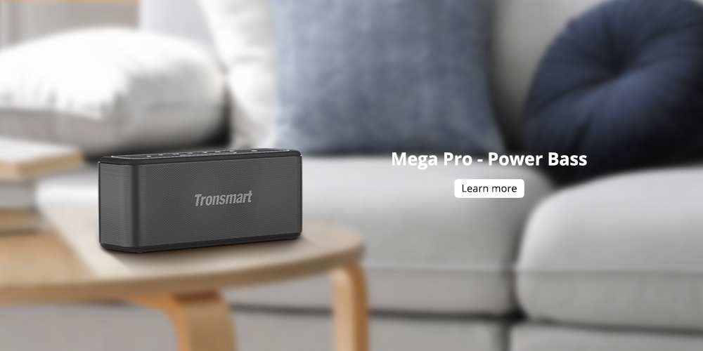 Tronsmart Element Mega Pro 60W Bluetooth 5.0 Loa SoundPulse IPX5 Hỗ trợ giọng nói NFC TWS Ghép nối