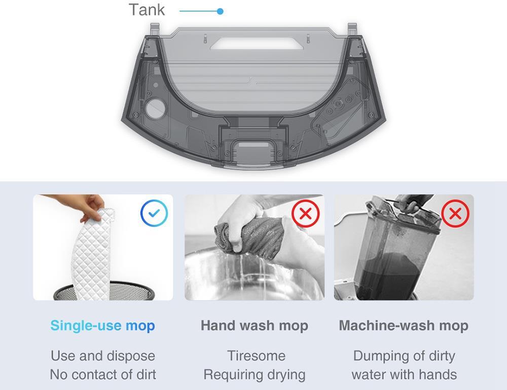 Xiaomi VIOMI S9 Robot Vacuum Cleaner + Automatic Suction Station Black