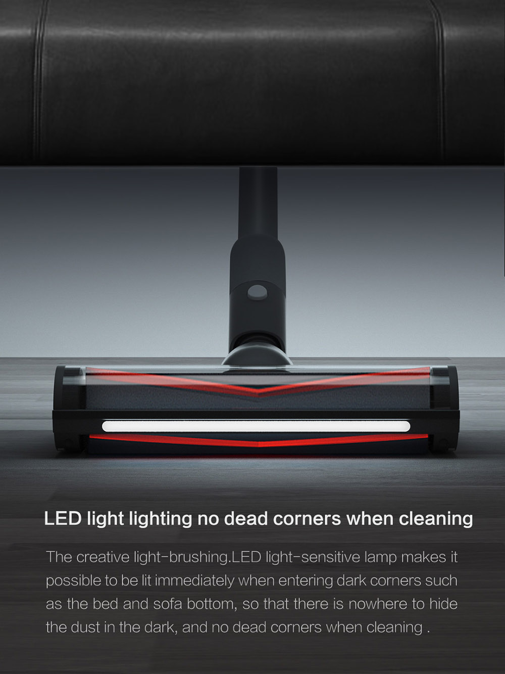 ROIDMI NEX 2 Pro Portable Smart Handheld Cordless Vacuum Cleaner  26500Pa Strong Suction 435W Motor 2500mAh Battery APP Control OLED Display From Xiaomi Youpin - Grey