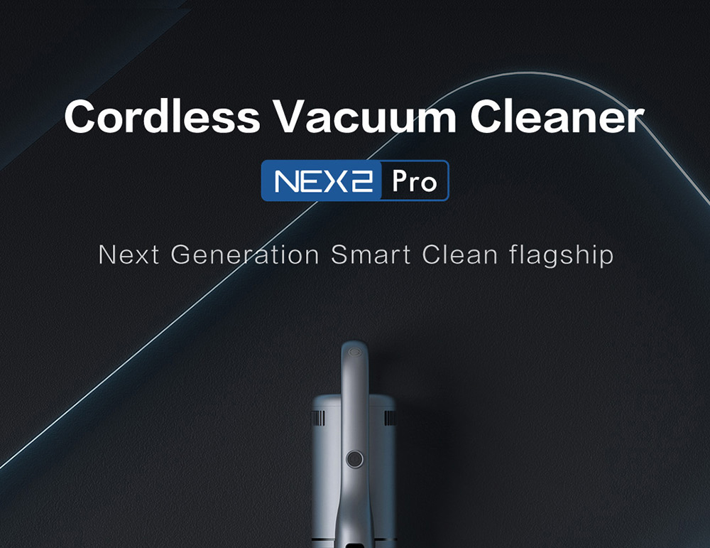 ROIDMI NEX 2 Pro Portable Smart Handheld Cordless Vacuum Cleaner  26500Pa Strong Suction 435W Motor 2500mAh Battery APP Control OLED Display From Xiaomi Youpin - Grey