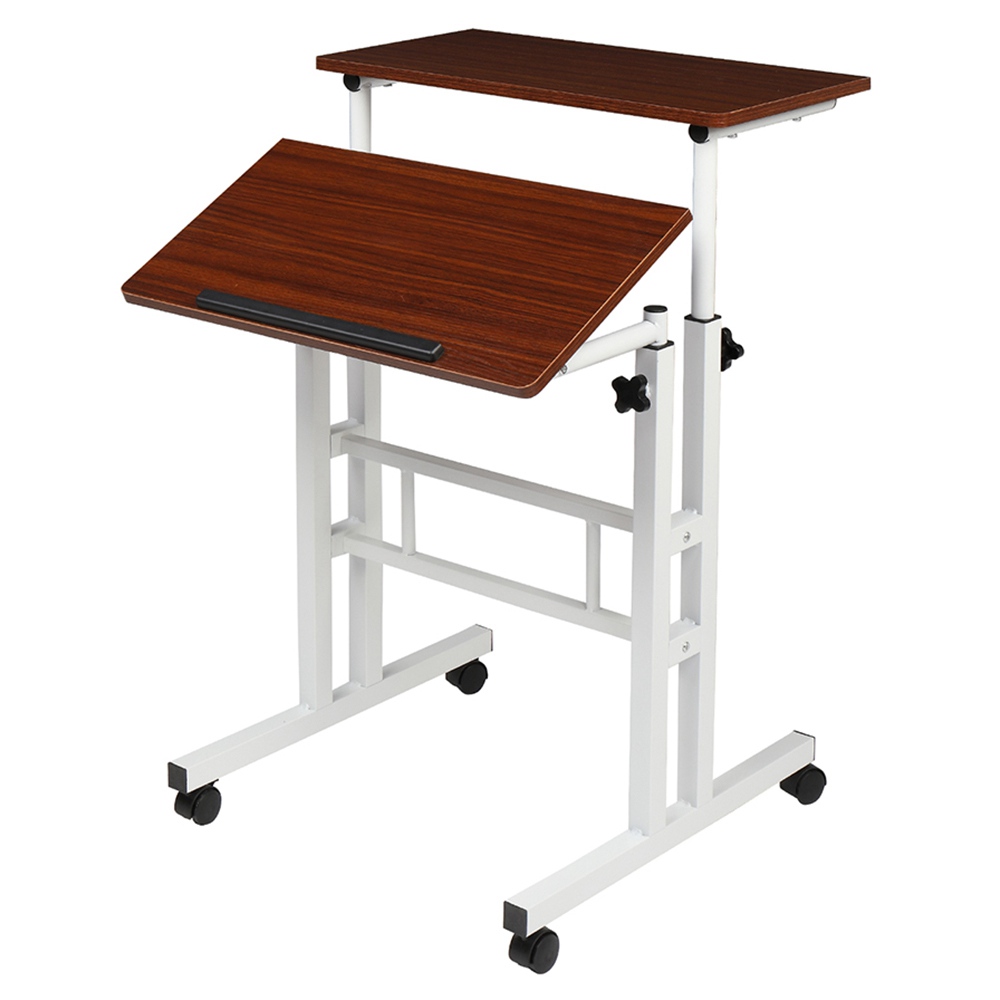 New 60 x 54 x 70cm Standing Lift Computer Desk Height Adjustable Built