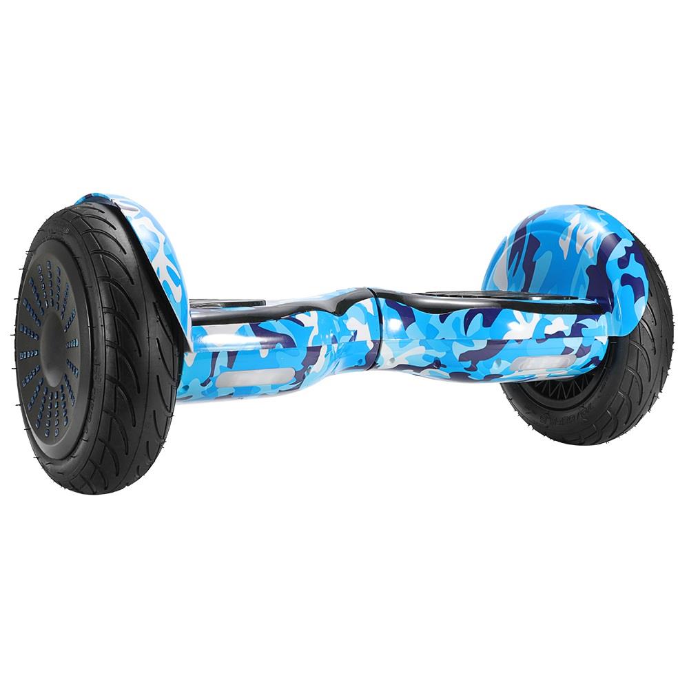 Imina 10 inch Self Balancing Scooter Hoverboard with Bluetooth Speaker and StripLight - Camouflage