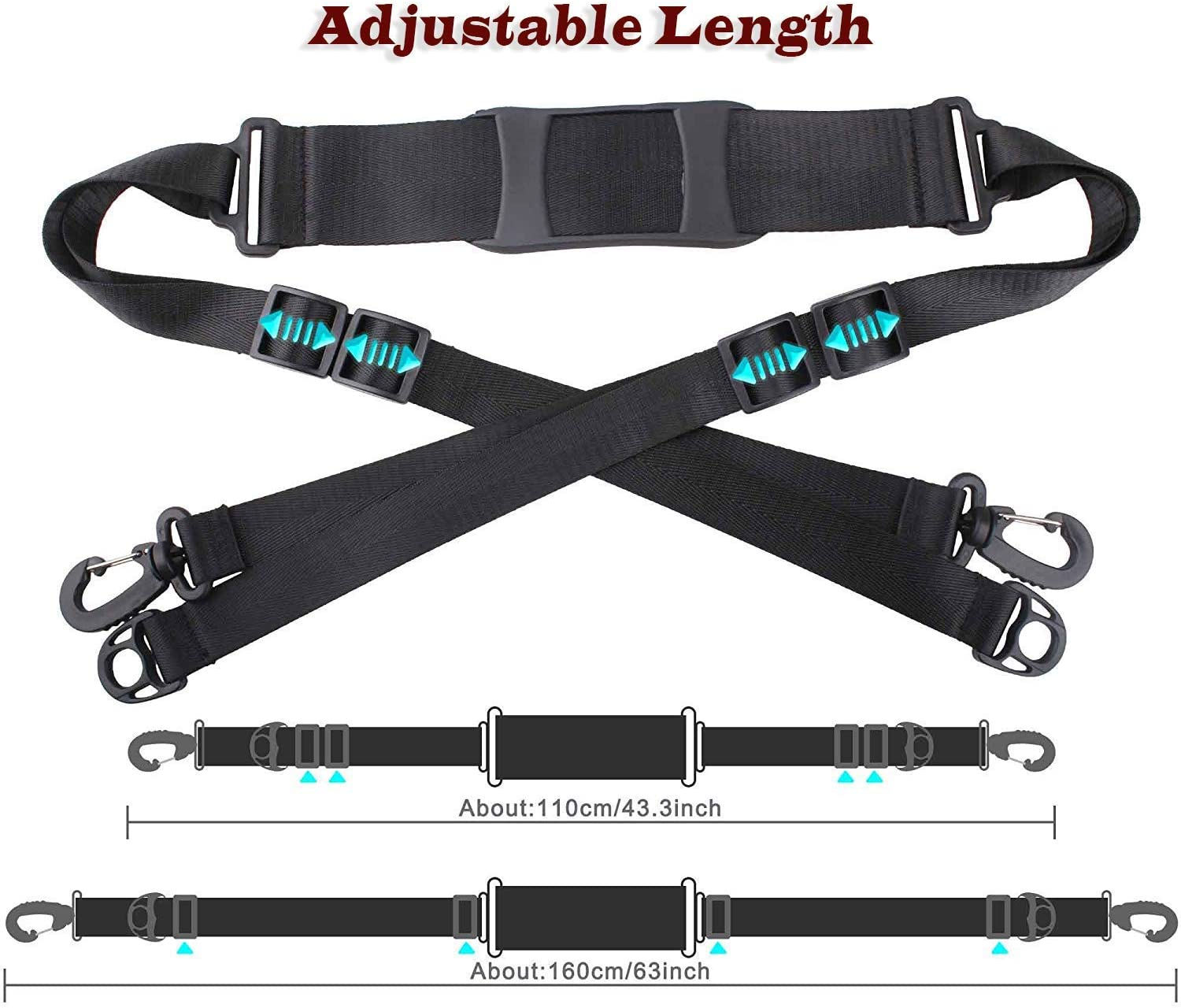 Adjustable Scooter Carry Strap Carrying Belt Strap for Kids Bikes Foldable Bicycle for Portable Folding Electric Scooter Bicycle and Childrens Bicycle Black Scooter Shoulder Strap
