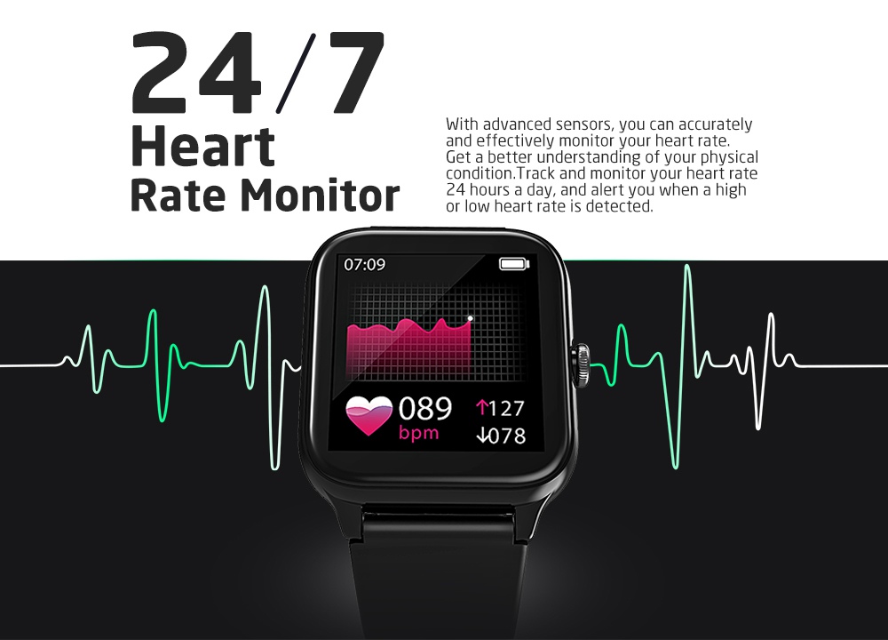 Blackview R3 Pro Smartwatch 1.54" TFT HD Round Screen Heart Rate Oximetry Monitoring Sleep Monitor 5ATM Sports Waterproof APP Supports Multiple Languages - Green
