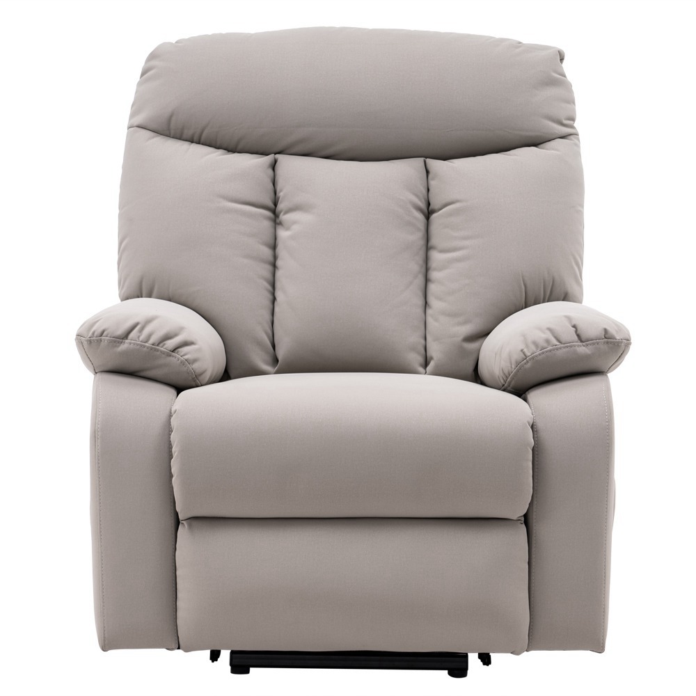 Electric Lift Cloth Massage Chair Adjustable Angle With Armrests Comfortable Soft and Easy to Clean For Reading Resting Watching TV - Silver