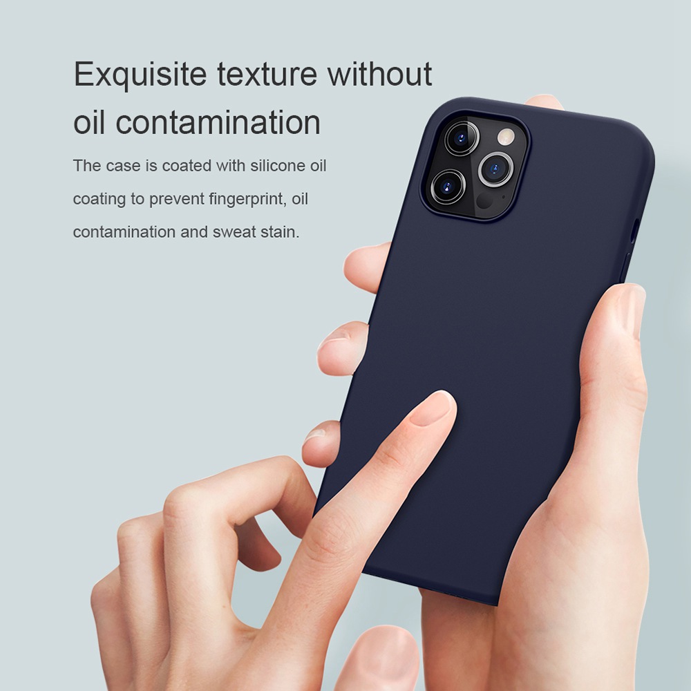 Liquid Silicone Rubber Flex Pure Case for Apple iPhone 12 Pro Max - Green