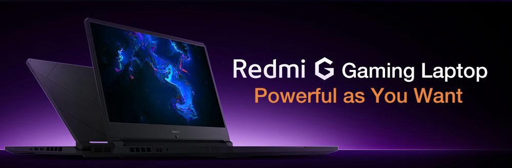 Xiaomi Redmi G Gaming Notebook 16.1" 144Hz IPS 1920*1080 Intel Core i7-10750H GTX 1650Ti  16GB RAM 512GB SSD Windows 10 - Black