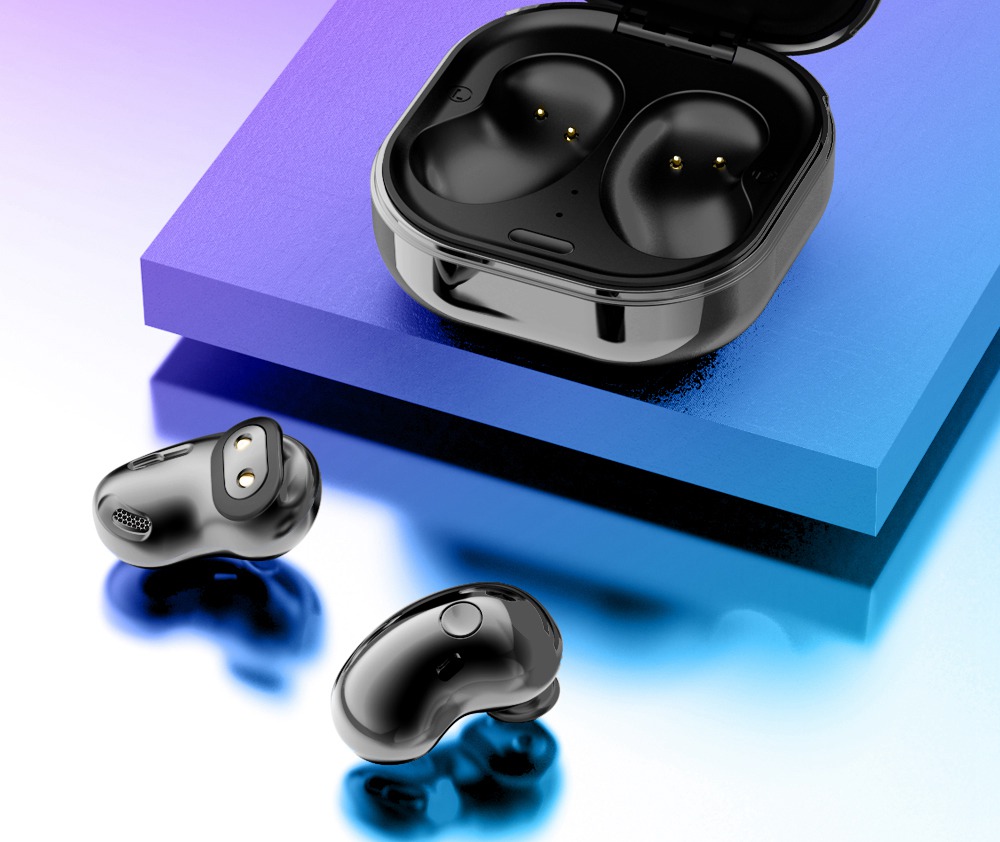 S6 Bluetooth 5.1 TWS Earphone 260mAh Charging Case HiFi Sound - White