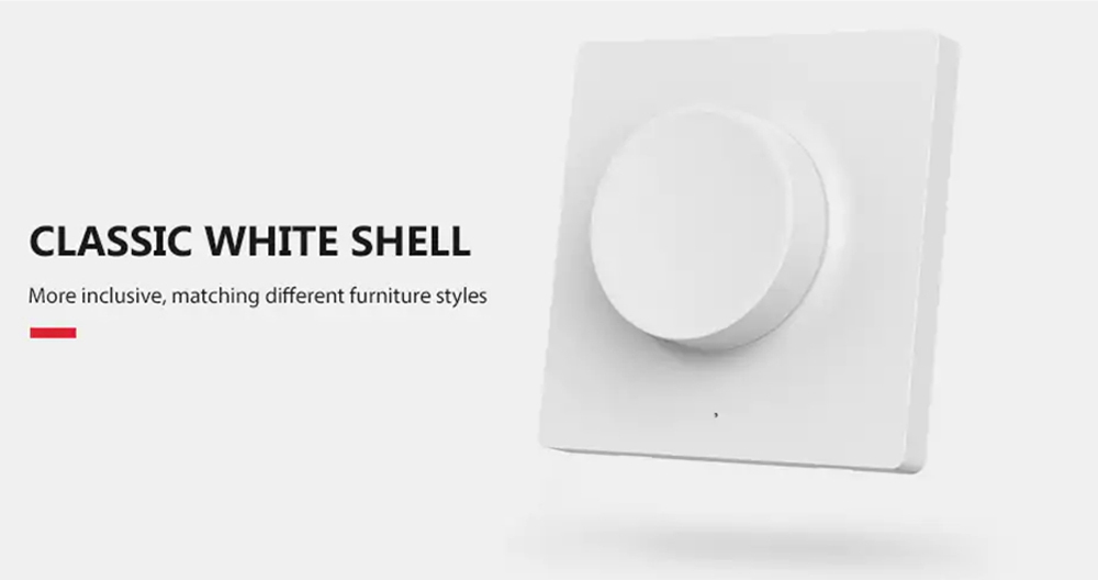 Yeelight Mount Version Smart Dimmer Switch APP Bluetooth Remote Control Adapt to Mijia Ceiling Light - White