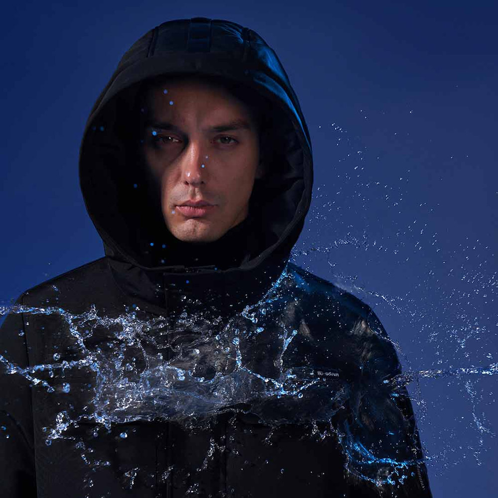 90Fen Smart Temperature Control Down Jacket Size L Navy Blue