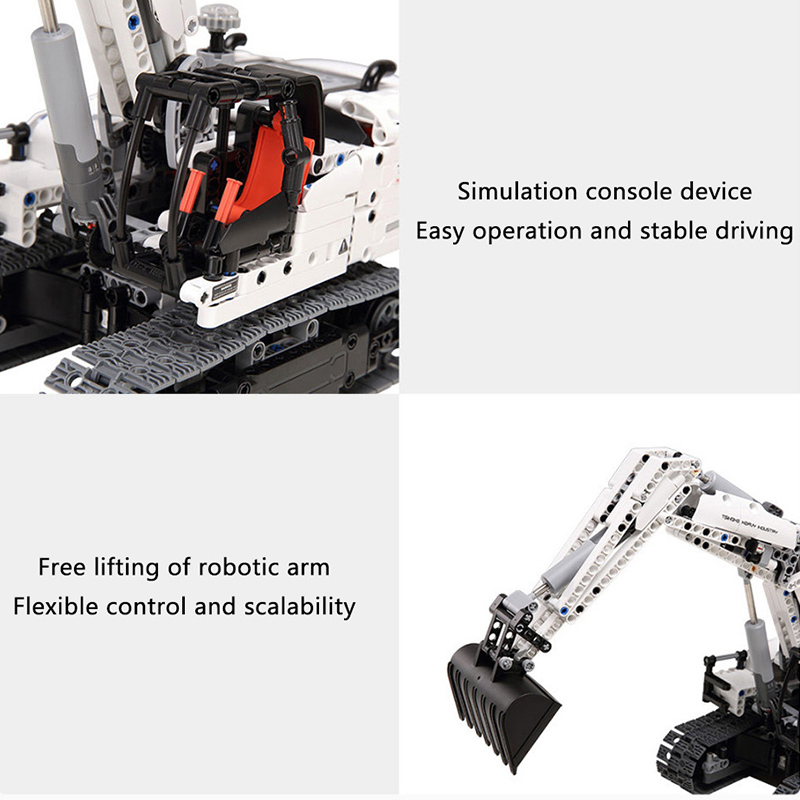 Xiaomi Engineering Excavator Building Blocks Educational Toys RC Car