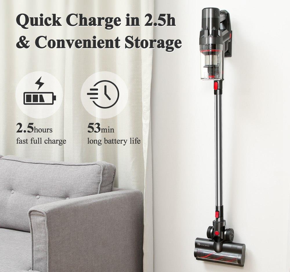 Proscenic P11 Handheld Cordless Vacuum Cleaner 25KPa Suction Gray