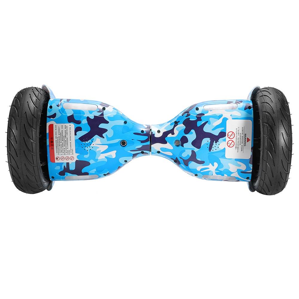 Imina 10 inch Self Balancing Scooter Hoverboard with Bluetooth Speaker and StripLight - Camouflage