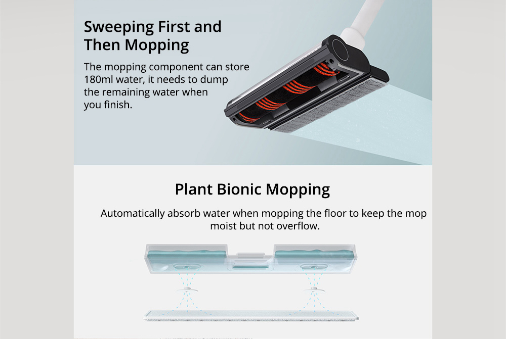 Xiaomi Roidmi NEX Cordless Handheld Vacuum Cleaner 23500Pa Suction Three Cleaning Modes APP Control 2500 mAh Battery 60min Running Time With LED Sensor Light - Obsidian Gold