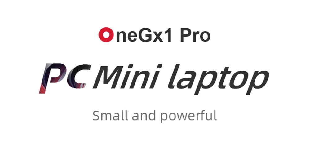 One Netbook OneGx1 Pro Gaming Laptop 7-inch 1920x1200 Intel i7-1160G7 16GB RAM 512GB SSD WiFi 6 Windows 10 - 5G Version Black