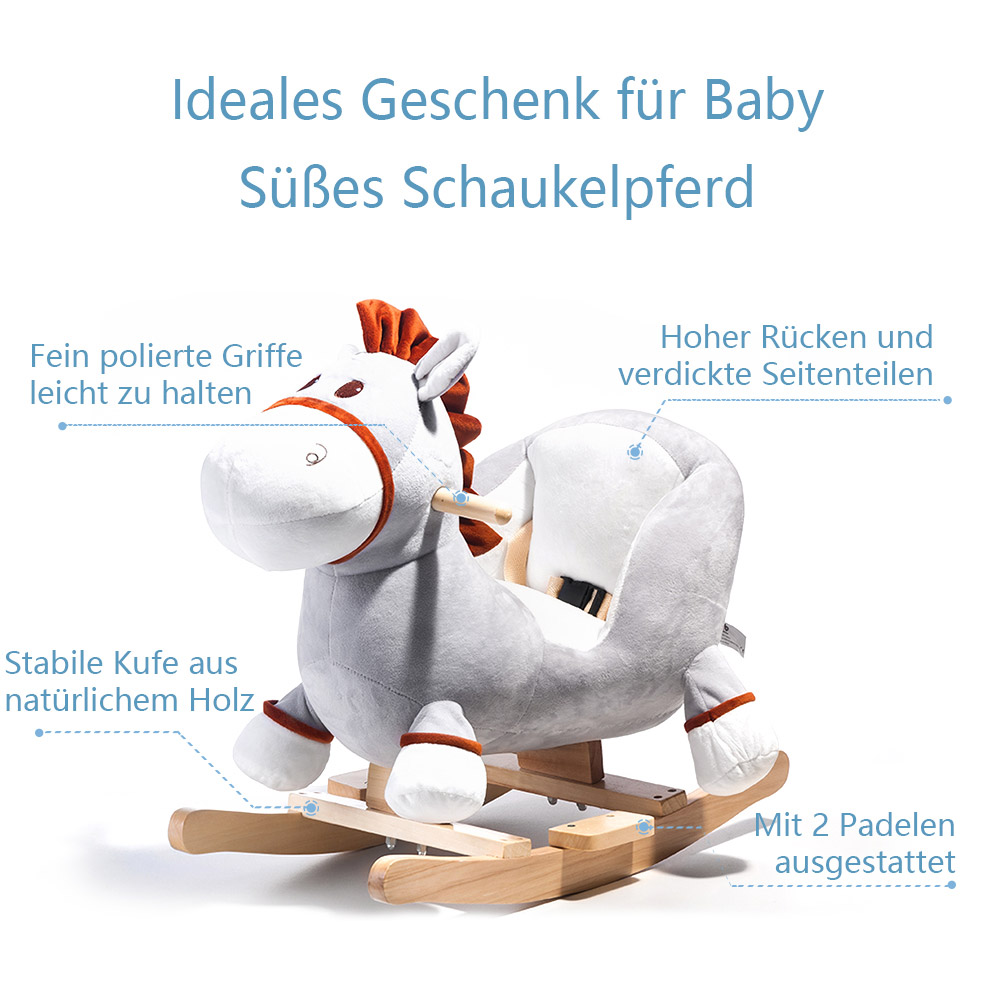 Plush Rocking Donkey Kids Toy