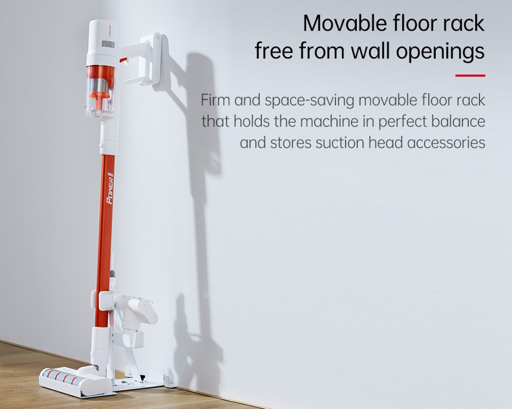 TROUVER POWER 11 Handheld Cordless Vacuum Cleaner 400W Motor 120AW 20000Pa Strong Suction 2500 mAh Battery 60 Minutes Running Time LCD Display Removable Dust Cup - White