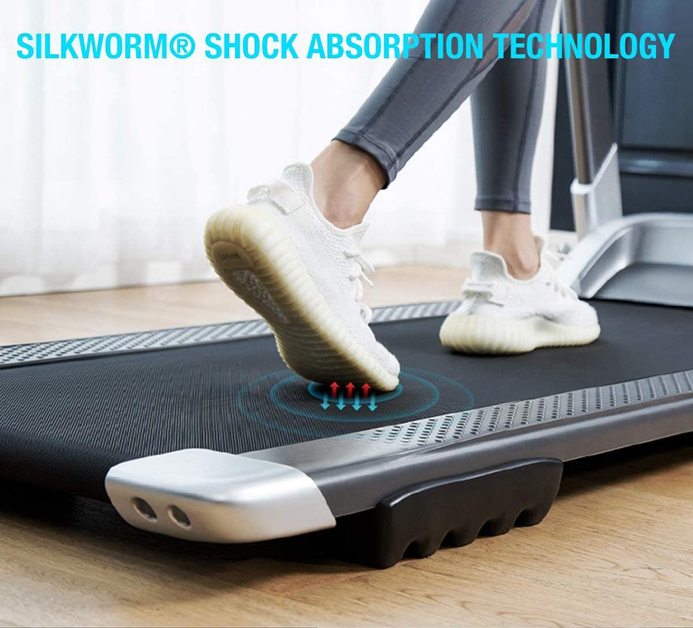 XQIAO OVICX Q2S Smart Folding Walking Machine Ultra-Thin Treadmill for Workout, Fitness Training Gym Equipment, Exercise Indoor & Outdoor With Smart Deceleration,  APP Control, LED Display - EU Version