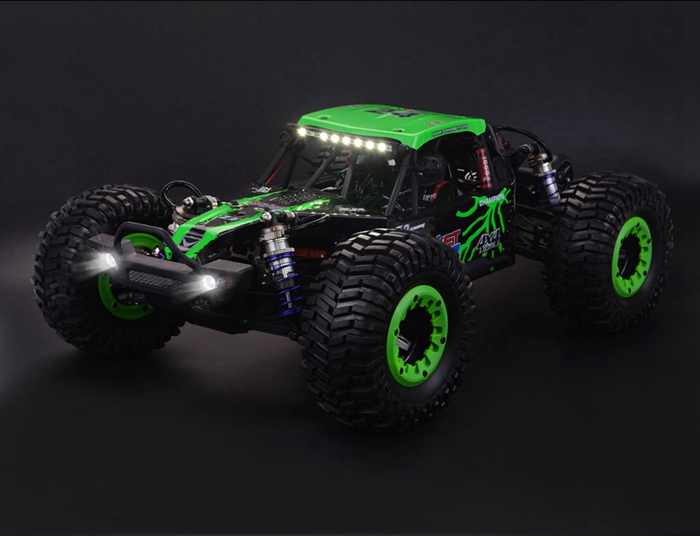 ZD Racing DBX-10 2.4G 1/10 4WD 80km/h Desert Truck Off Road Brushless RC Car - Green with Head Up Wheel