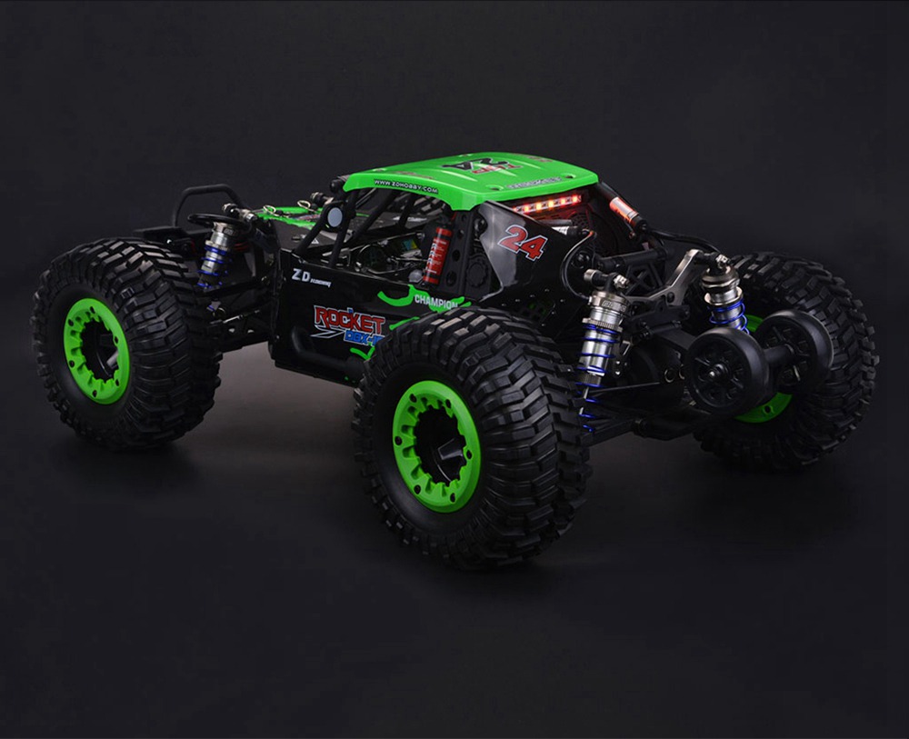 ZD Racing DBX-10 2.4G 1/10 4WD 80km/h Desert Truck Off Road Brushless RC Car - Green with Head Up Wheel