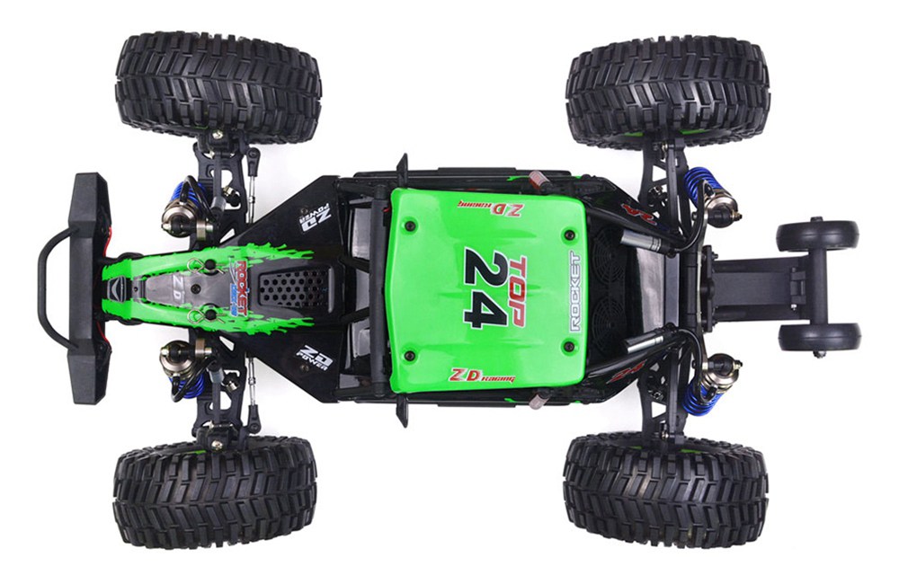 ZD Racing DBX-10 2.4G 1/10 4WD 80km/h Desert Truck Off Road Brushless RC Car - Green with Head Up Wheel