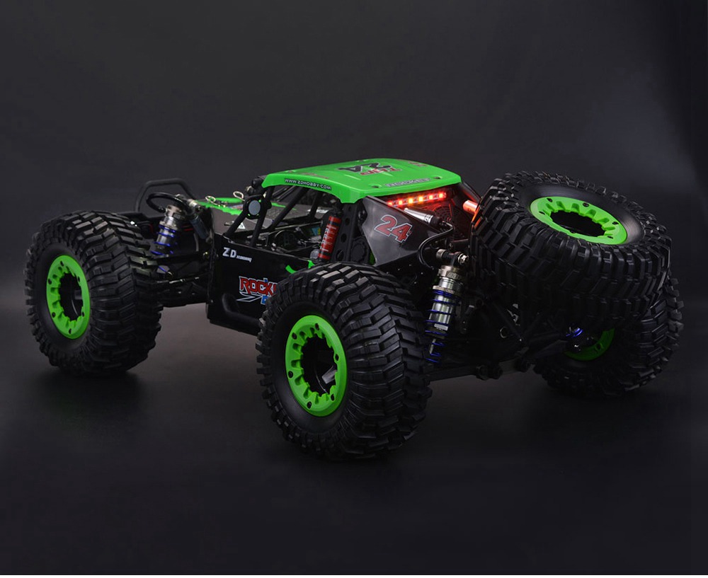 ZD Racing DBX-10 2.4G 1/10 4WD 80km/h Desert Truck Off Road Brushless RC Car - Green with Spare Tire