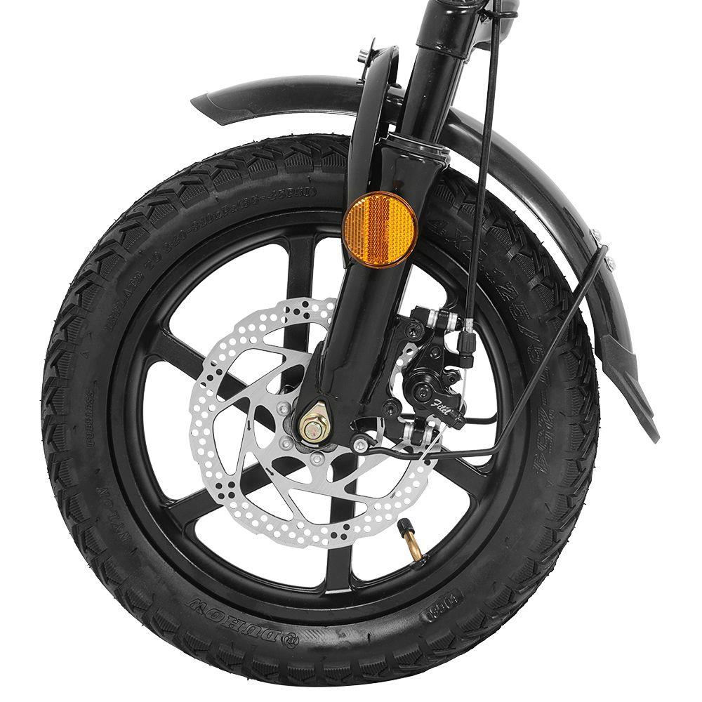 ENGWE X5S Chainless Folding 14 Inch Electric Bike 350W Motor 48V 15Ah Battery High Strength Carbon Steel Frame Maximum Speed 25 km/h - Grey