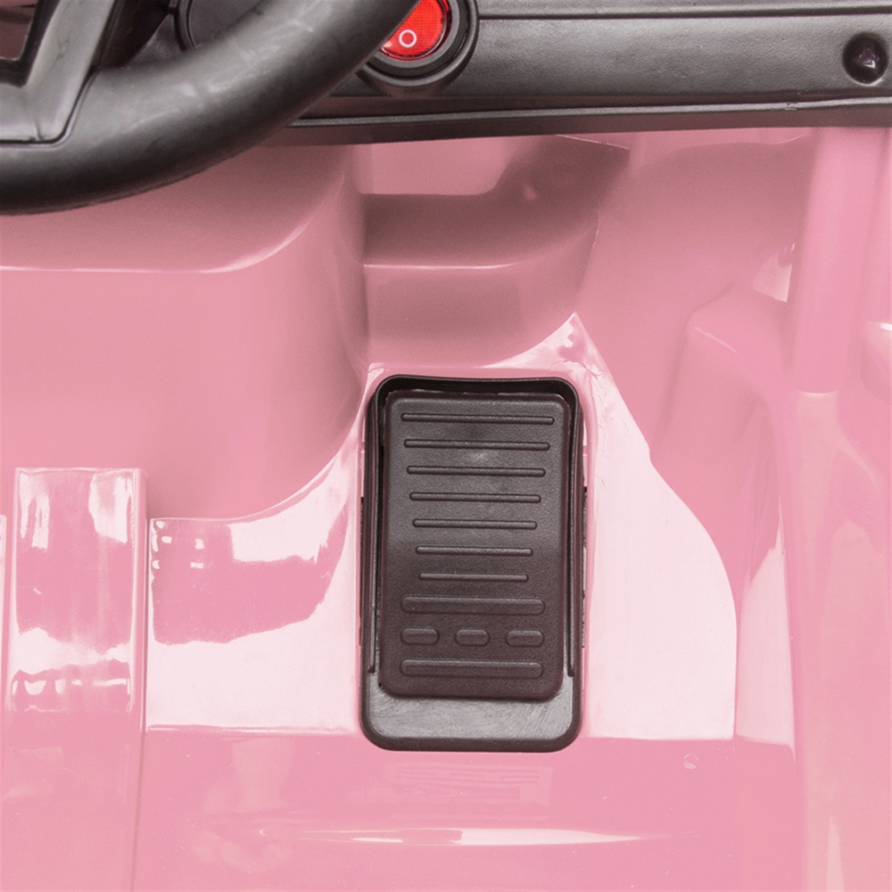 12V Kids Ride On Car 2.4GHZ Remote Control with LED Lights - Pink