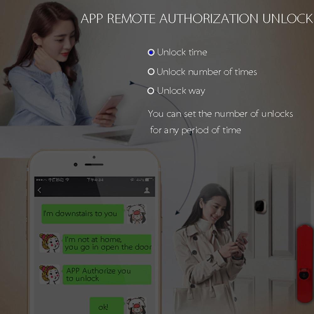 WE.LOCK Intelligent Electronic Door Lock Cylinder Fingerprint + Bluetooth + Remote Control IP44 Waterproof Opening via Smartphone, WiFi Box Working with Alexa, 3 Minute DIY Fast Easy Assembly Suitable for Doors with Thickness of 55-105mm - Silver