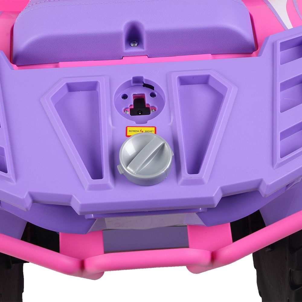 LEADZM LZ-9955 All Terrain Vehicle Dual Drive Battery 12V7AH*1 with Slow Start - Pink