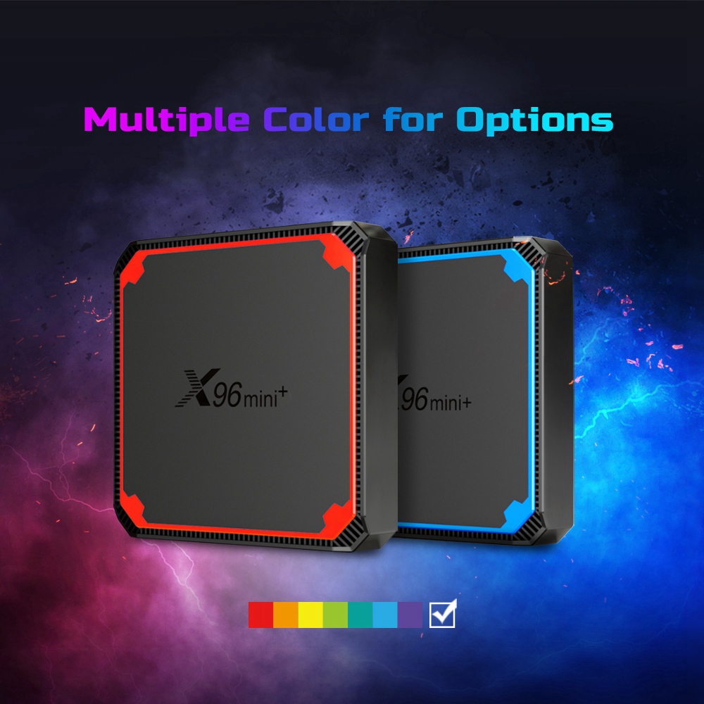 X96 MINI+ TV BOX Android 9.0 Amlogic S905W4 2GB/16GB 4K TV Box 2.4G+5G WIFI LAN