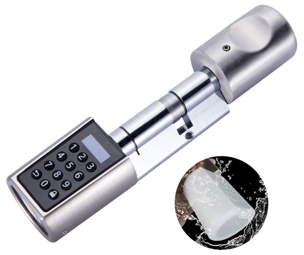 We lock. Электронная личинка для замка. Цилиндр с паролем. Intelligent Lock замок полный размер.