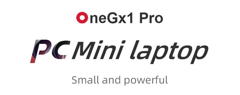 One Netbook OneGx1 Pro Gaming Laptop 7-inch 1920x1200 Intel i7-1160G7 16GB RAM 512GB SSD WiFi 6 Windows 10 -  4G Japan Version Black