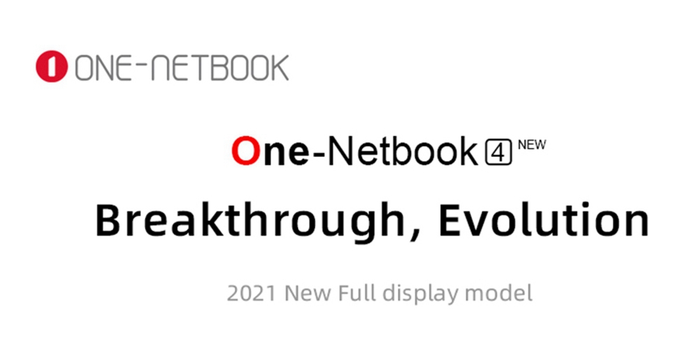 One Netbook 14 Laptop 10.1" Touch Screen Intel 11th Gen Core i5-1030G7 8GB DDR4 RAM 256GB PCI-E SSD WiFi 6 Windows 10  - Black
