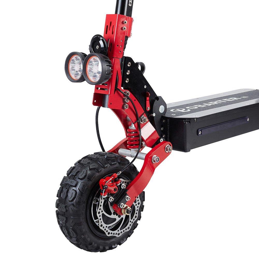 OBARTER X3 Folding Electric Sport Scooter 11" Off-road tyre 800W Brushless Motor 48V 20Ah Battery BMS 3 Speed Modes Dual Disc Brake Max Speed 65KM/h LED Display 40-50KM Long Range - Black