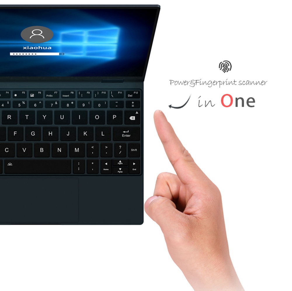 One Netbook 14 Laptop 10.1" Touch Screen Intel 11th Gen Core i5-1030G7 8GB DDR4 RAM 256GB PCI-E SSD WiFi 6 Windows 10  - Black