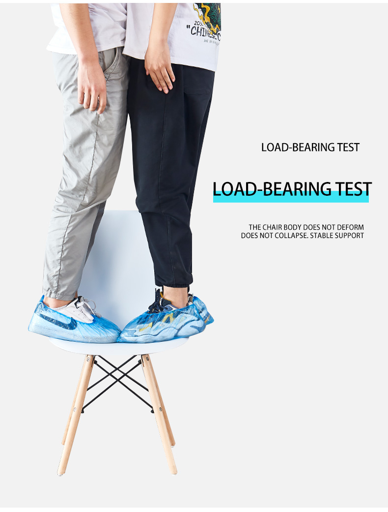 Eco-friendly PP Material Thickened Plastic Chair with Curved Backrest and Wooden Legs for Dining Room, Reception Room - White