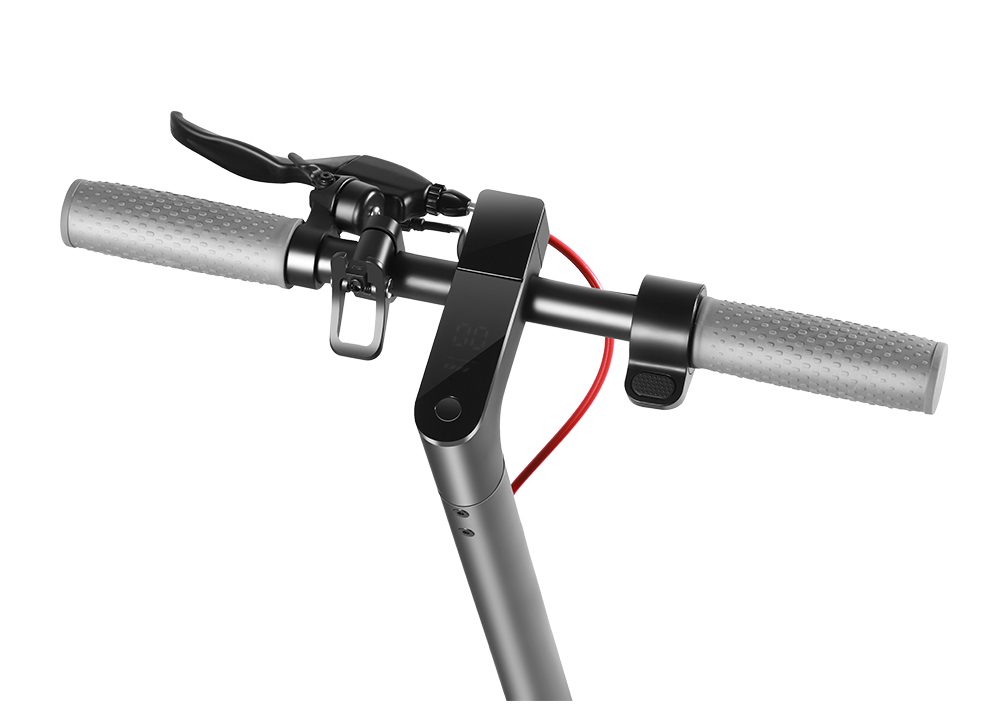 M1 Folding Electric Scooter 8.5" 350W Motor 36V 10.4Ah Battery BMS 3 Speed Modes Disc Brake Max Speed 25KM/h LCD Display 25-30KM Long Range Support Bluetooth APP - Black