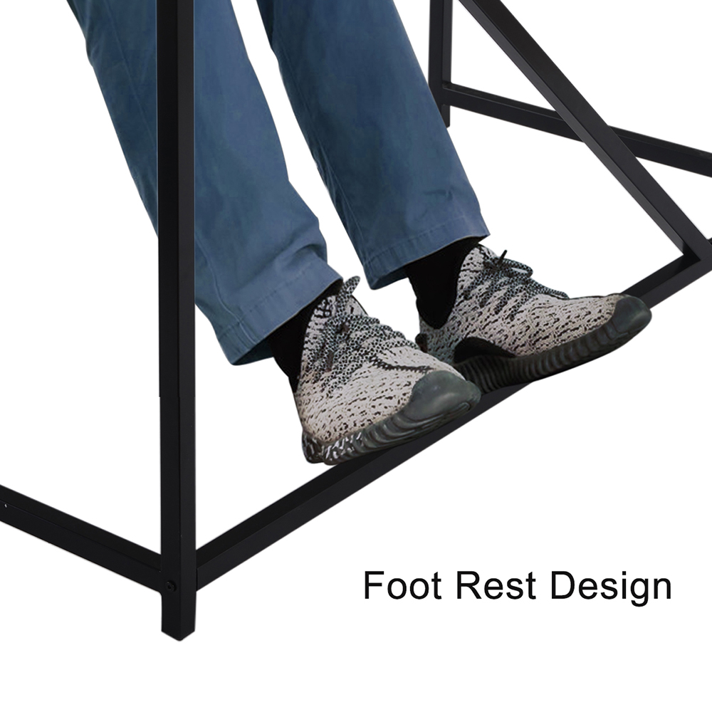 Home Office L-Shaped Computer Desk with Modern Style - Walnut