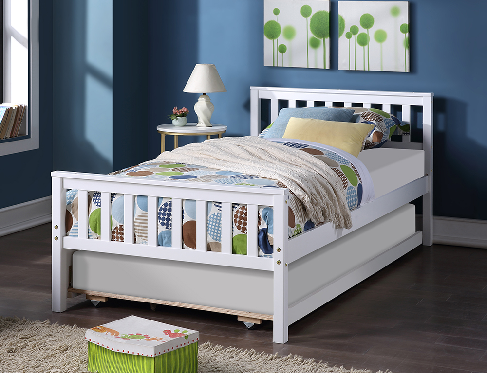 Combination Pine Bed Frame, Twin Pine Bed Frame