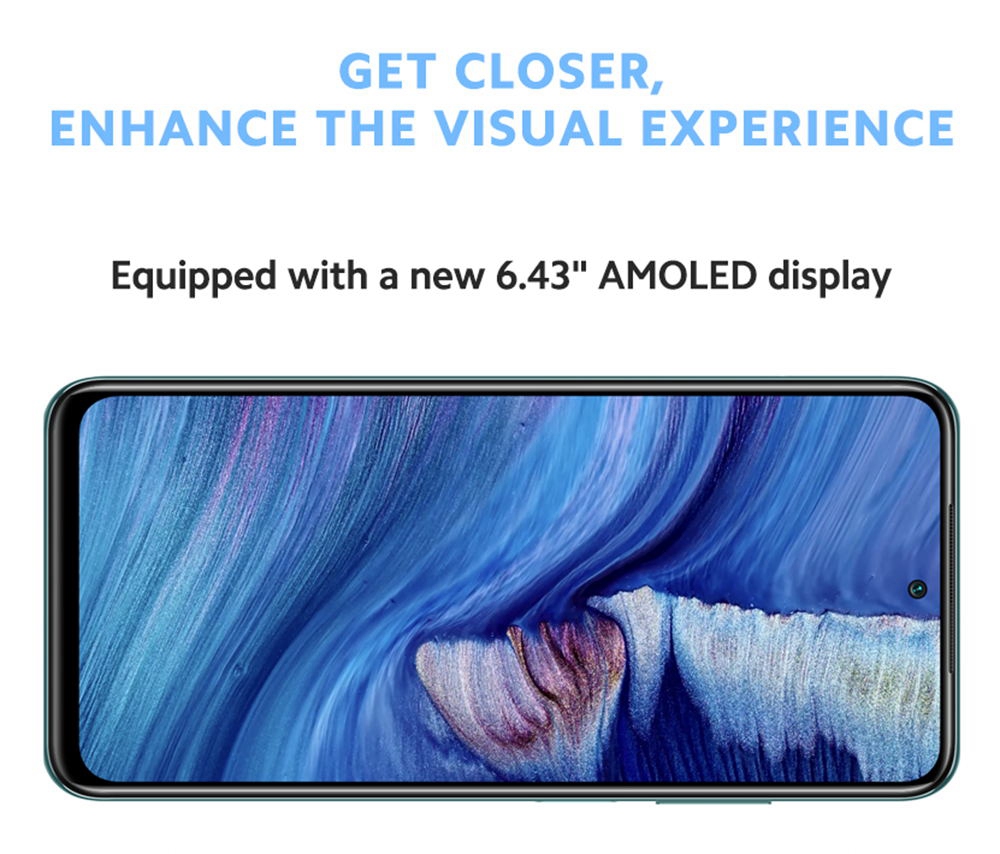 Xiaomi Redmi Note 10 Global Version 6.43" AMOLED Display 4G LTE Smartphone Snapdragon 678 4GB RAM 64GB ROM 48MP Quad Rear Camera MIUI 12 33W Fast Charging - Green