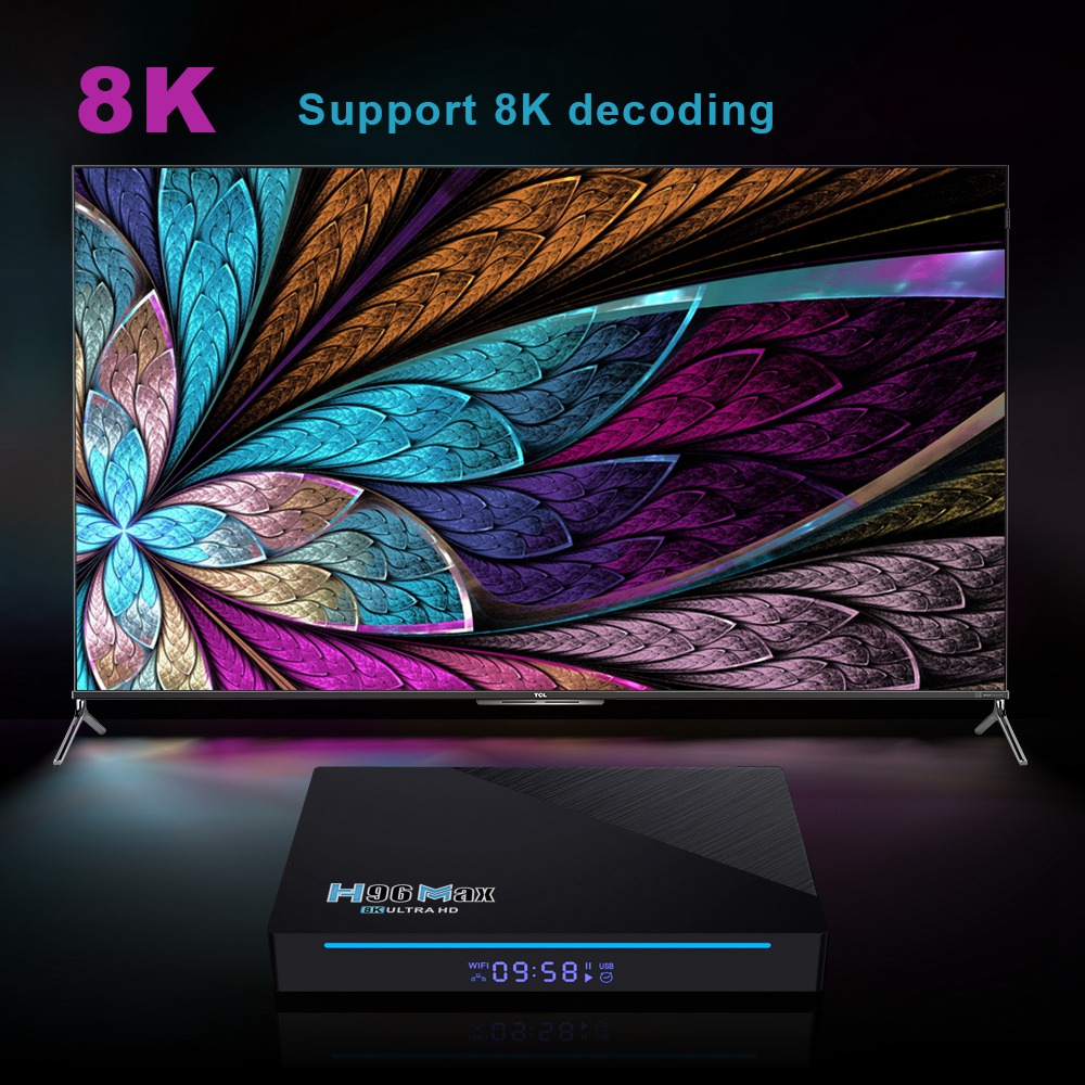 H96 MAX RK3566 Android 11 RK3566 4GB / 32GB TV BOX 1.8GHz 2.4G + 5G WIFI Gigabit LAN Φωνητικό τηλεχειριστήριο