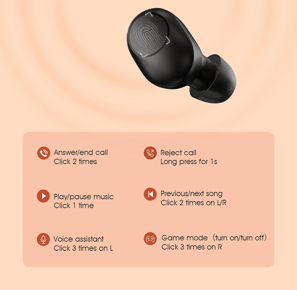 1 pc mini bluetooth earphone