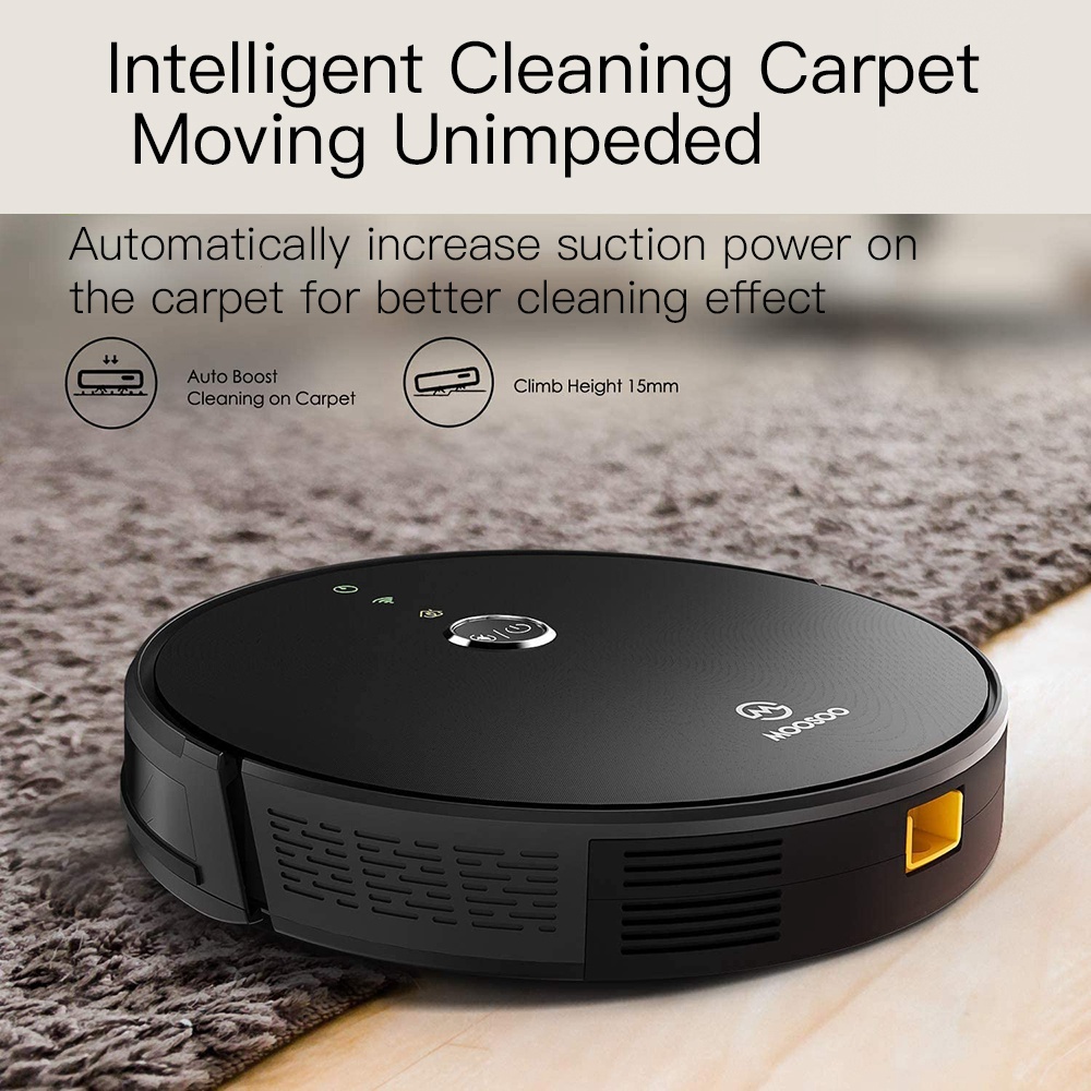 MooSoo RT30 Smart Robot Vacuum Cleaner Black