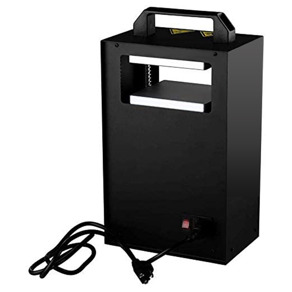 KP-1 Tech-L Rosin Hot Press Machine 4.5 x 4.7 Inch 1000W Power with 4 Heating Rods for Pressing Large Batches - Black
