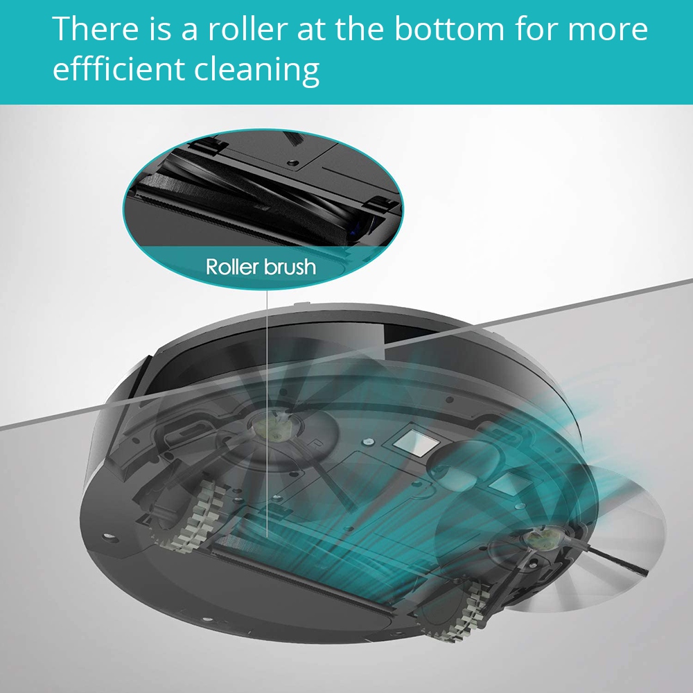 APOSEN A550 Robot Vacuum Cleaner Integrated Sweeping and Mopping Black