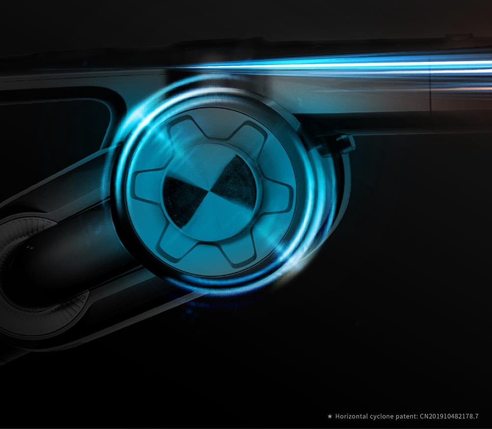 JIMMY H8 Cordless Handheld Flexible Vacuum Cleaner with 160AW Powerful Suction, 500W Motor, 60 Minutes Run Time, Ultra-low noise for cleaning floors, furniture by Xiaomi - Blue