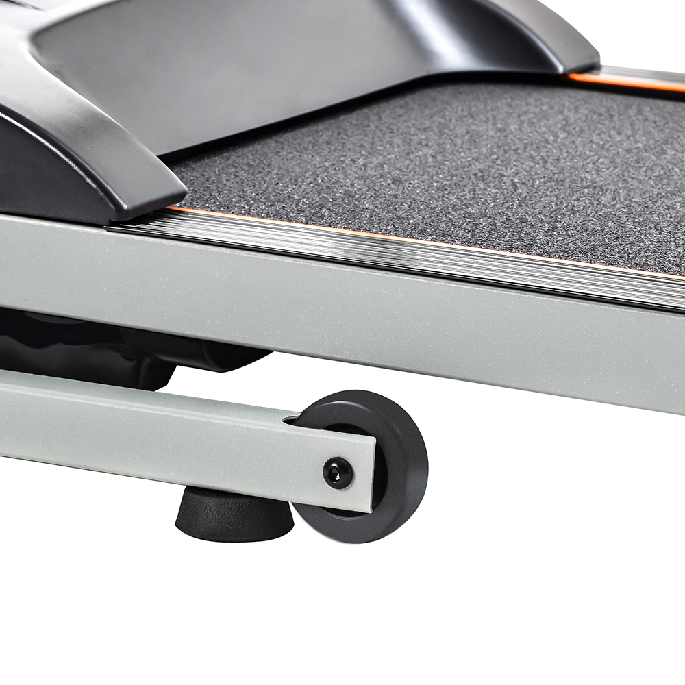 Folding Treadmill with Safety Lock Black