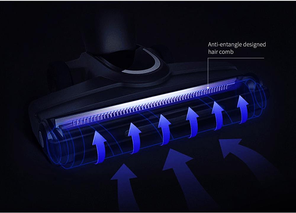 JIMMY H8 Cordless Handheld Flexible Vacuum Cleaner with 160AW Powerful Suction, 500W Motor, 60 Minutes Run Time, Ultra-low noise for cleaning floors, furniture by Xiaomi - Blue