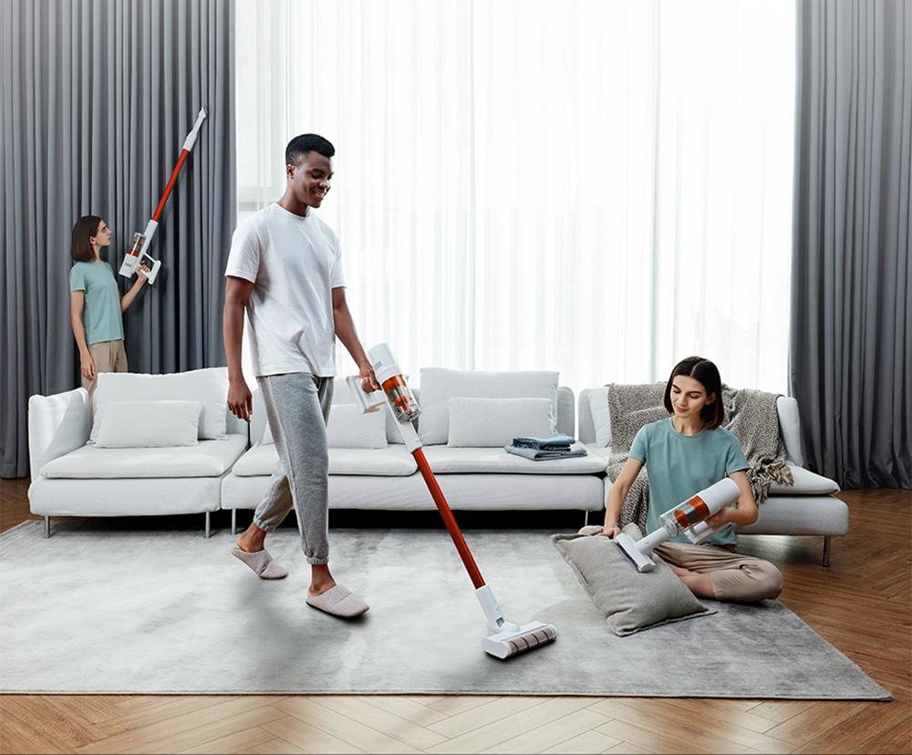 Dreame TROUVER POWER 11 Handheld Cordless Vacuum Cleaner 400W Motor 120AW 20000Pa Strong Suction 2500 mAh Battery 60 Minutes Running Time LCD Display Removable Dust Cup - White